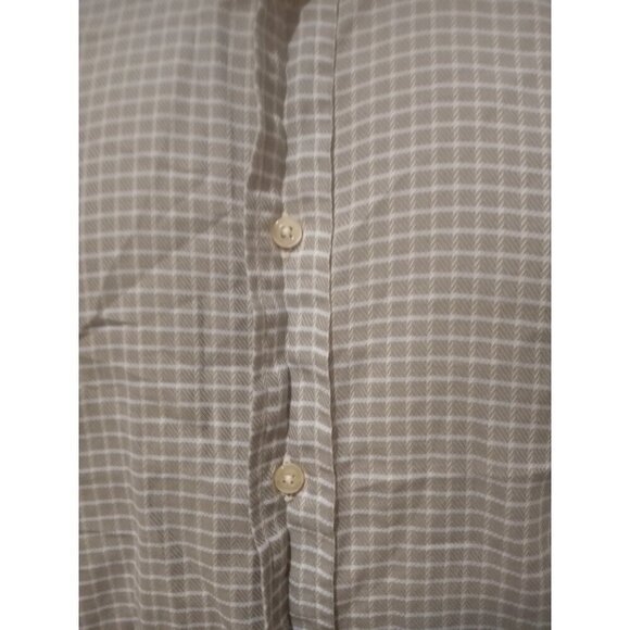 Burberry London Button Up Shirt Long Sleeve Men’s Gray 16.5-36 (L) USA Made - Picture 3 of 11